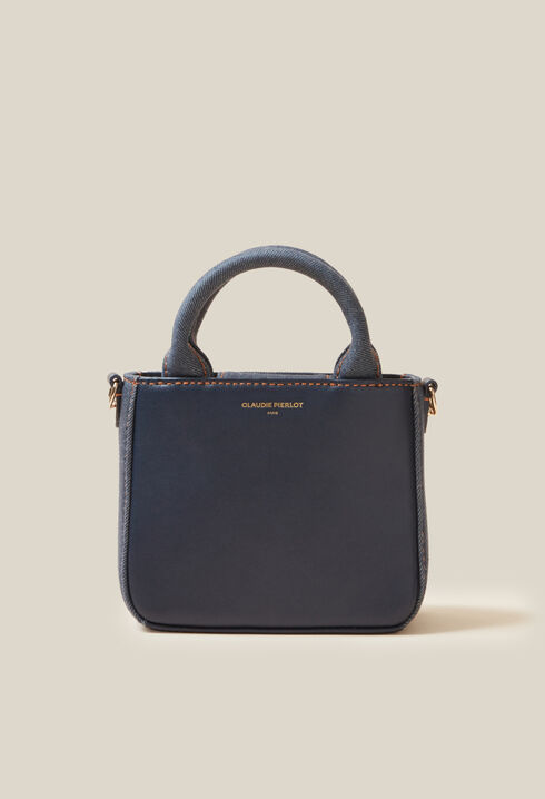 Mini-Tasche Anouck Kette Denim