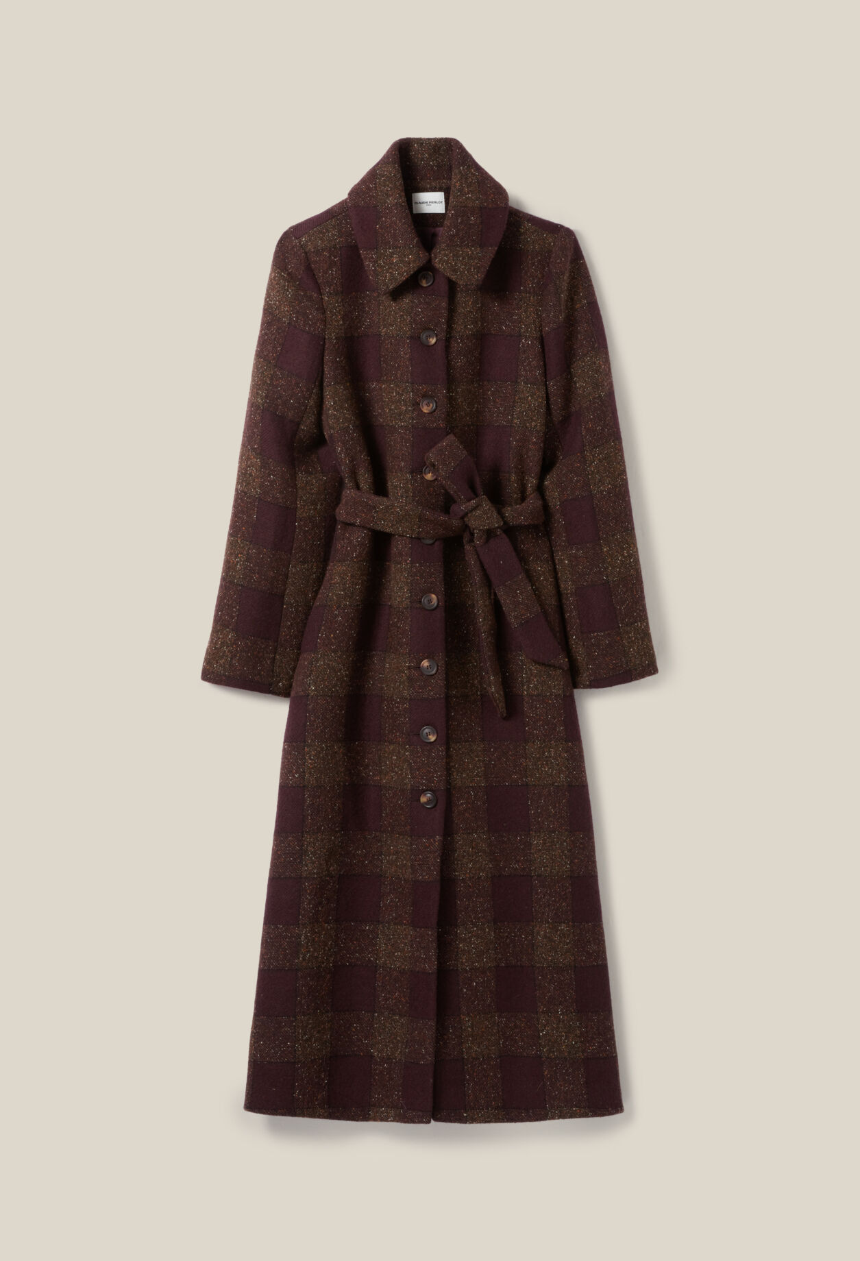 Wool blend coat
