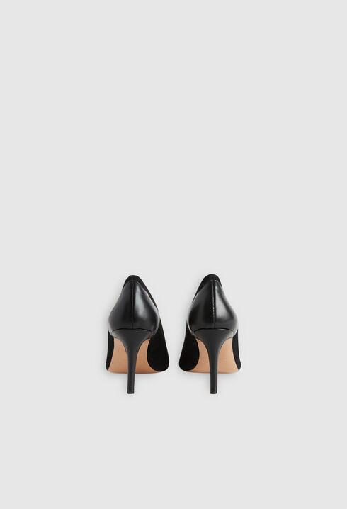 Pumps Bimaterial-Leder