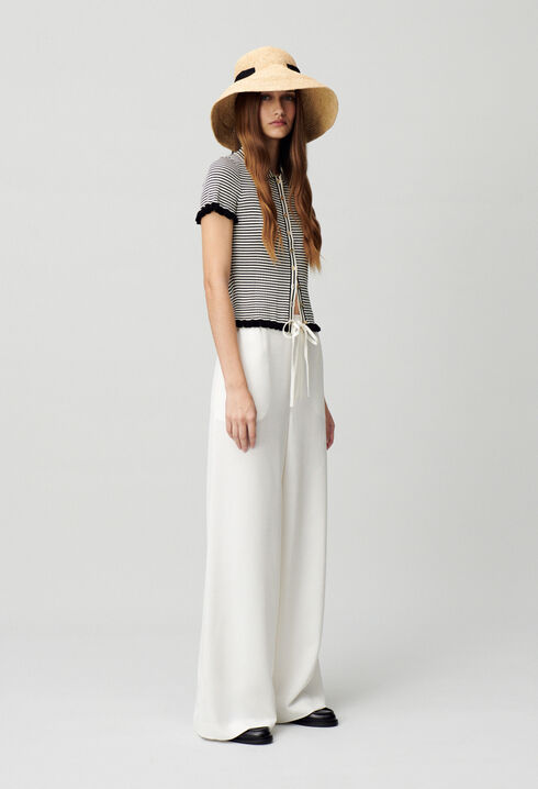 Pantalon fluide élastiqué