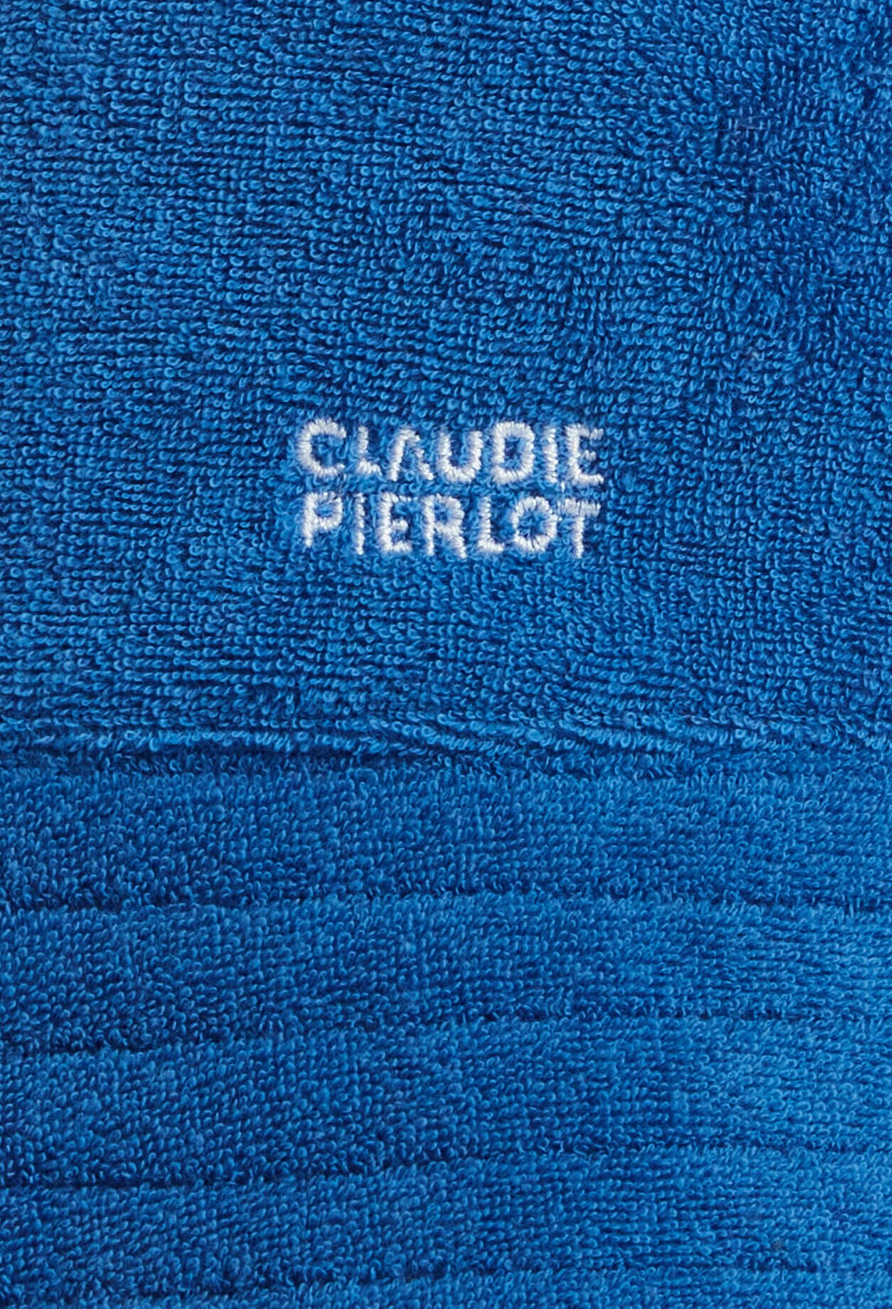 Blue terry bucket hat