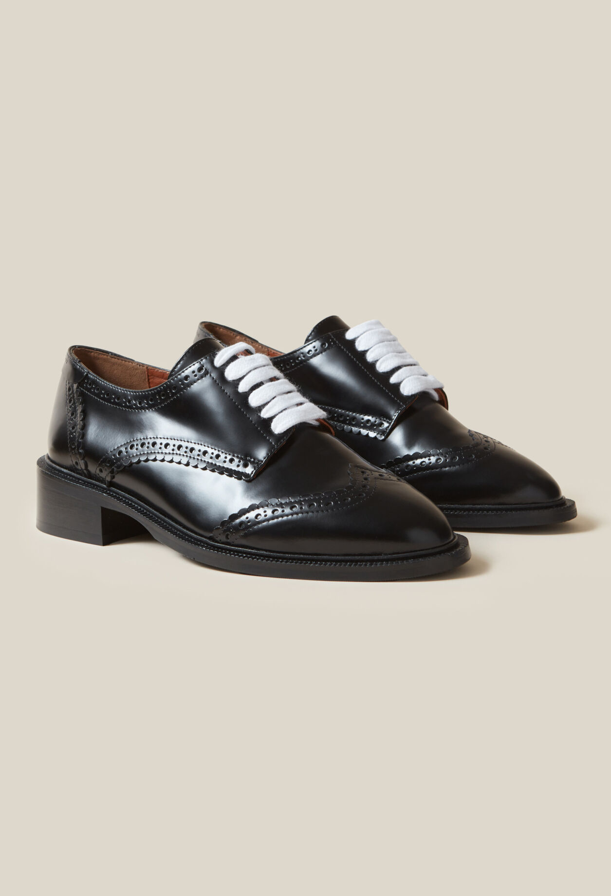 Derbies cuir vernis