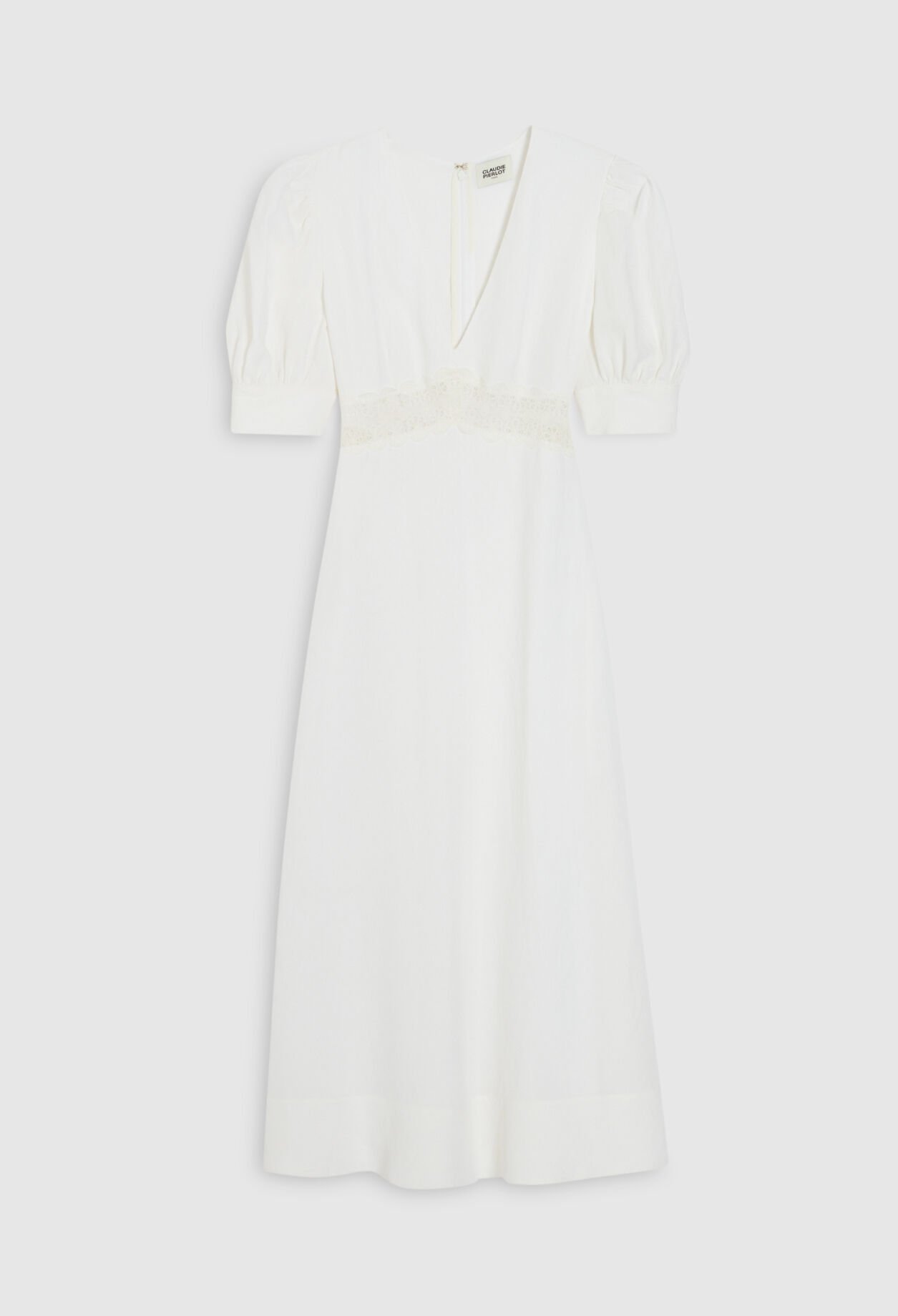 Robe midi brodée