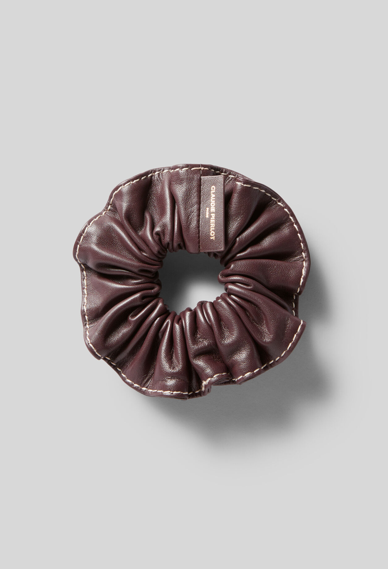Leather Scrunchie
