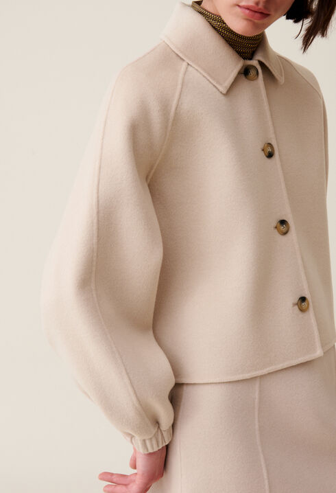 Veste courte col chemise