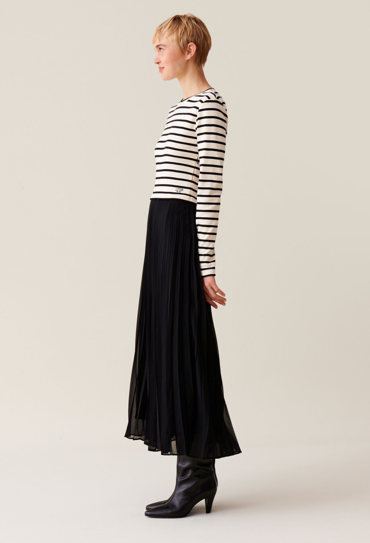 Robe Twist marinière