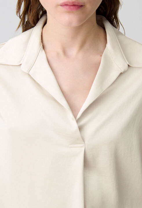 Blouse fluide plissée