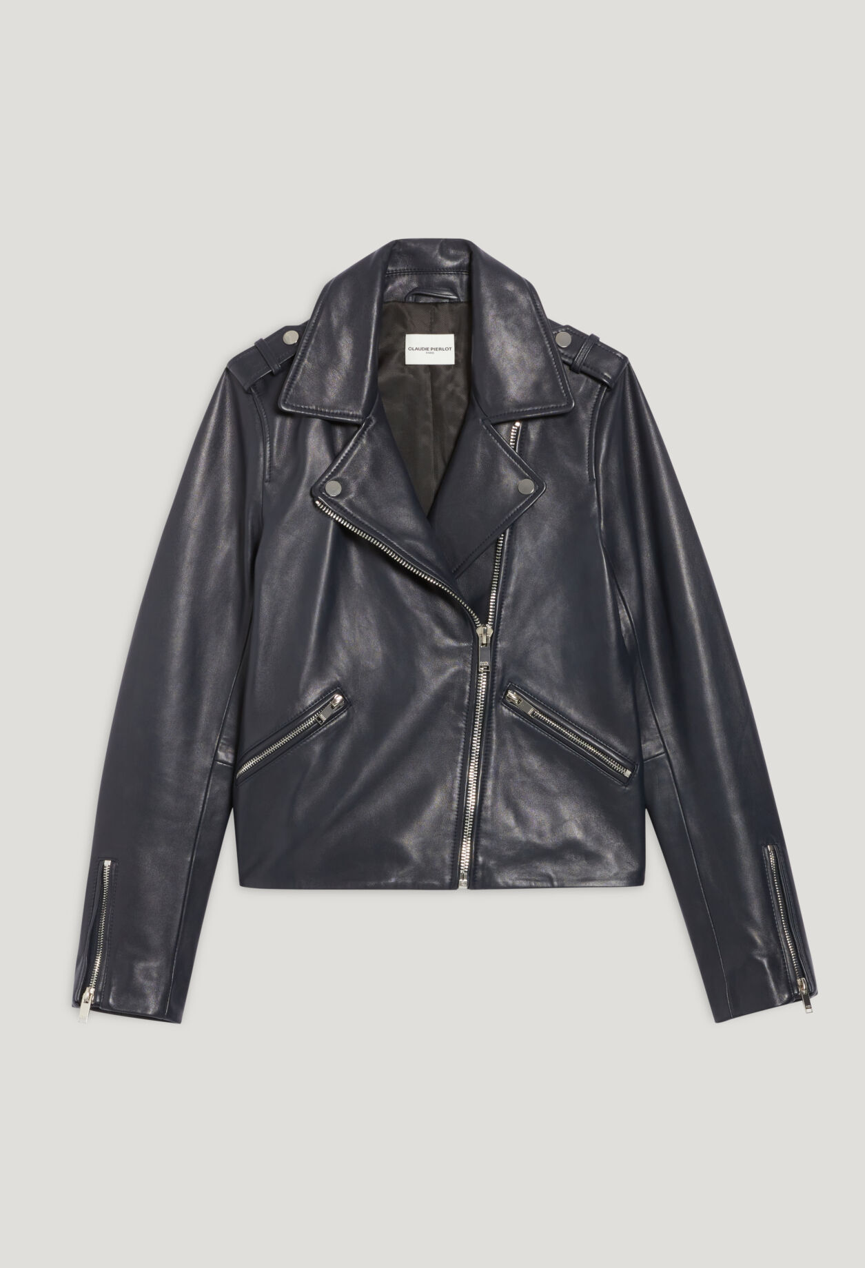 Veste cuir claudie pierlot shop
