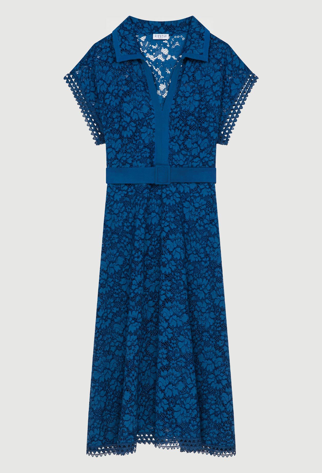 Langes Kleid aus Spitze