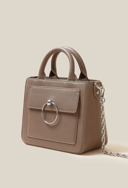 Anouck Tasche genarbtem Leder Kette
