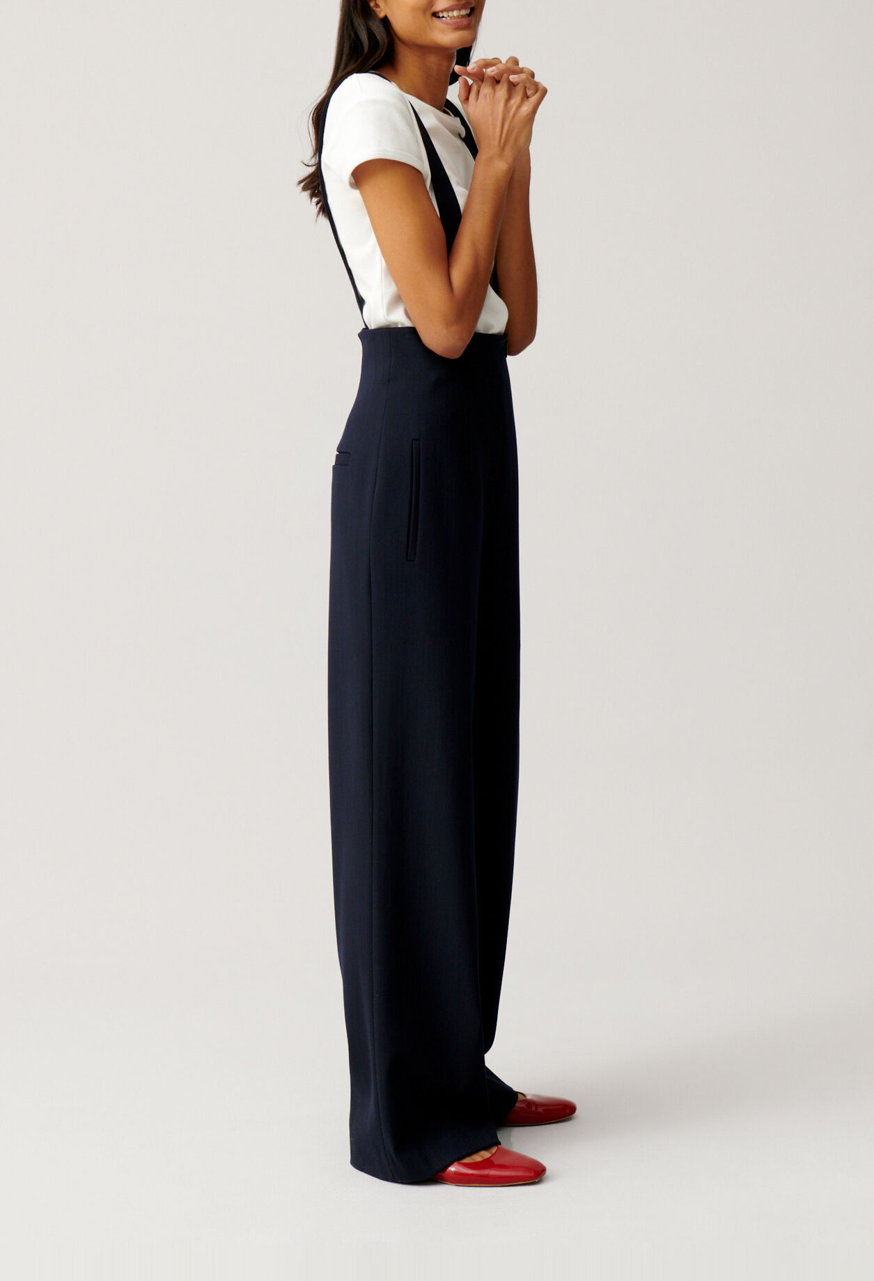 Tr&auml;gerhose Marineblau