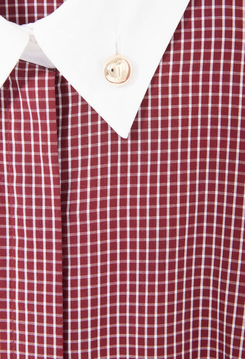 Short checked dress