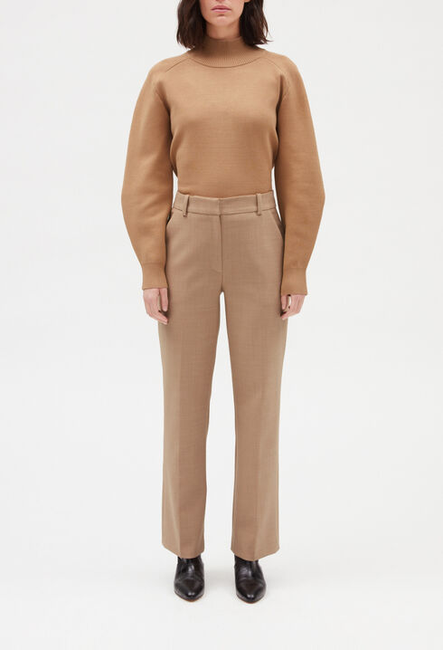 Pantalon de tailleur beige