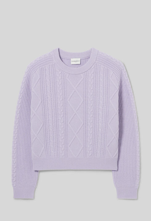Oversized jacquard jumper