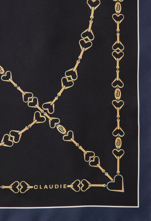 Foulard carré imprimé