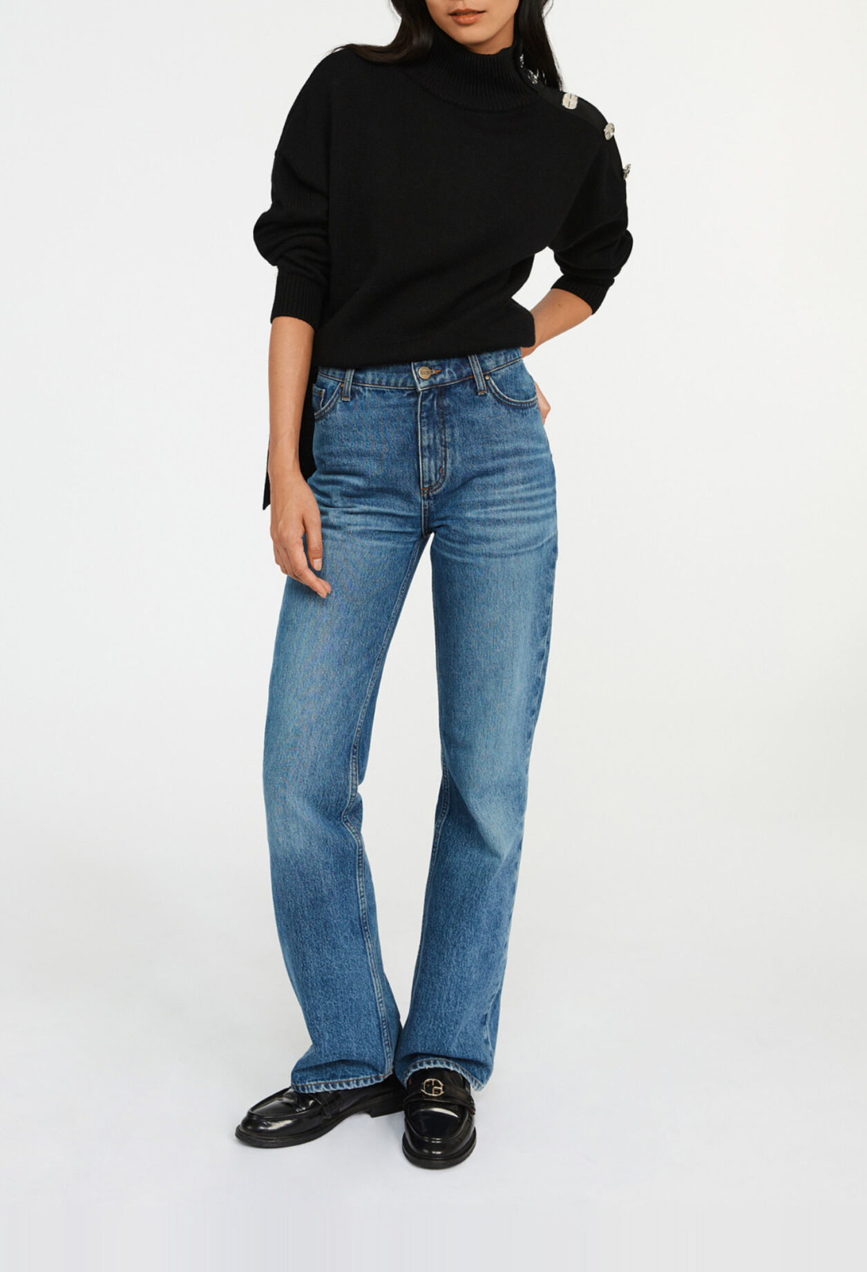 Pull oversize laine