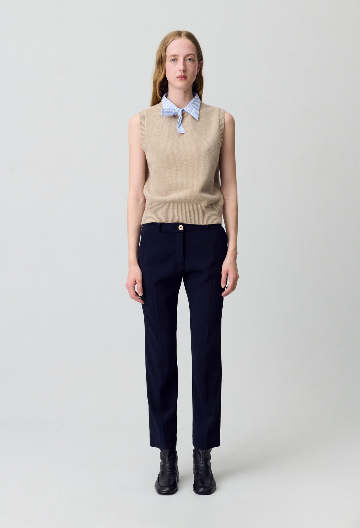 Pantalon tailleur cigarette