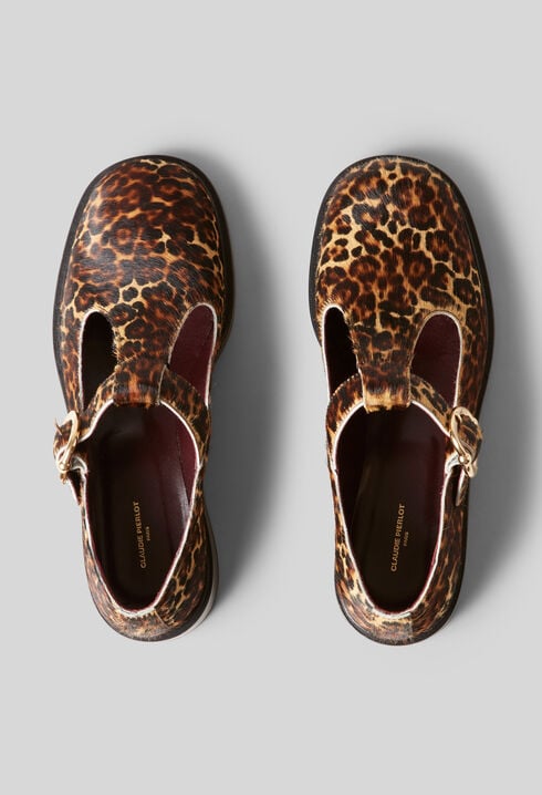 Babyschuhe Leder Leopardenmuster