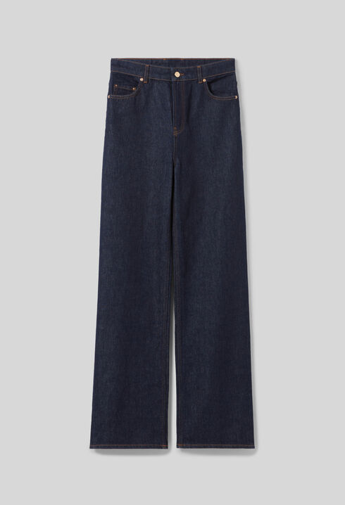 Jean denim brut droit