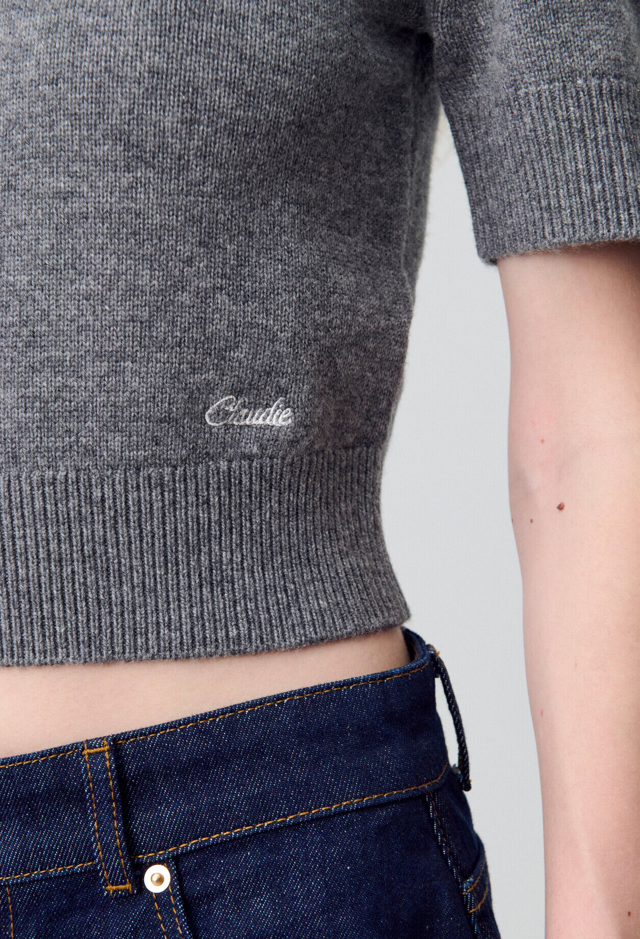 Pull ajusté maille fine