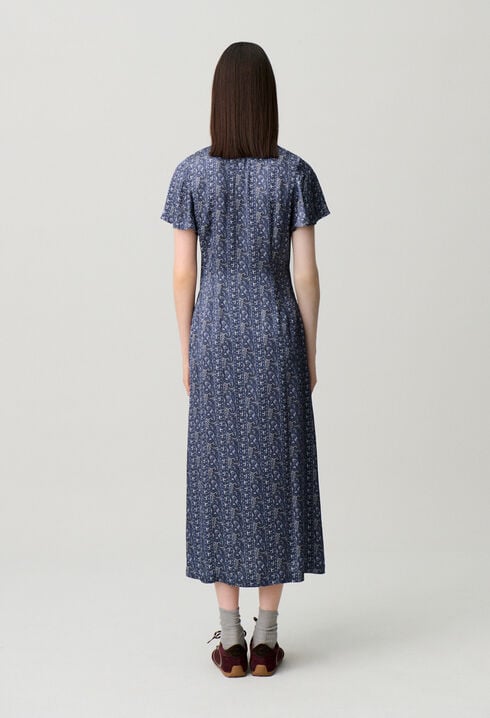 Robe fluide imprim&eacute;e