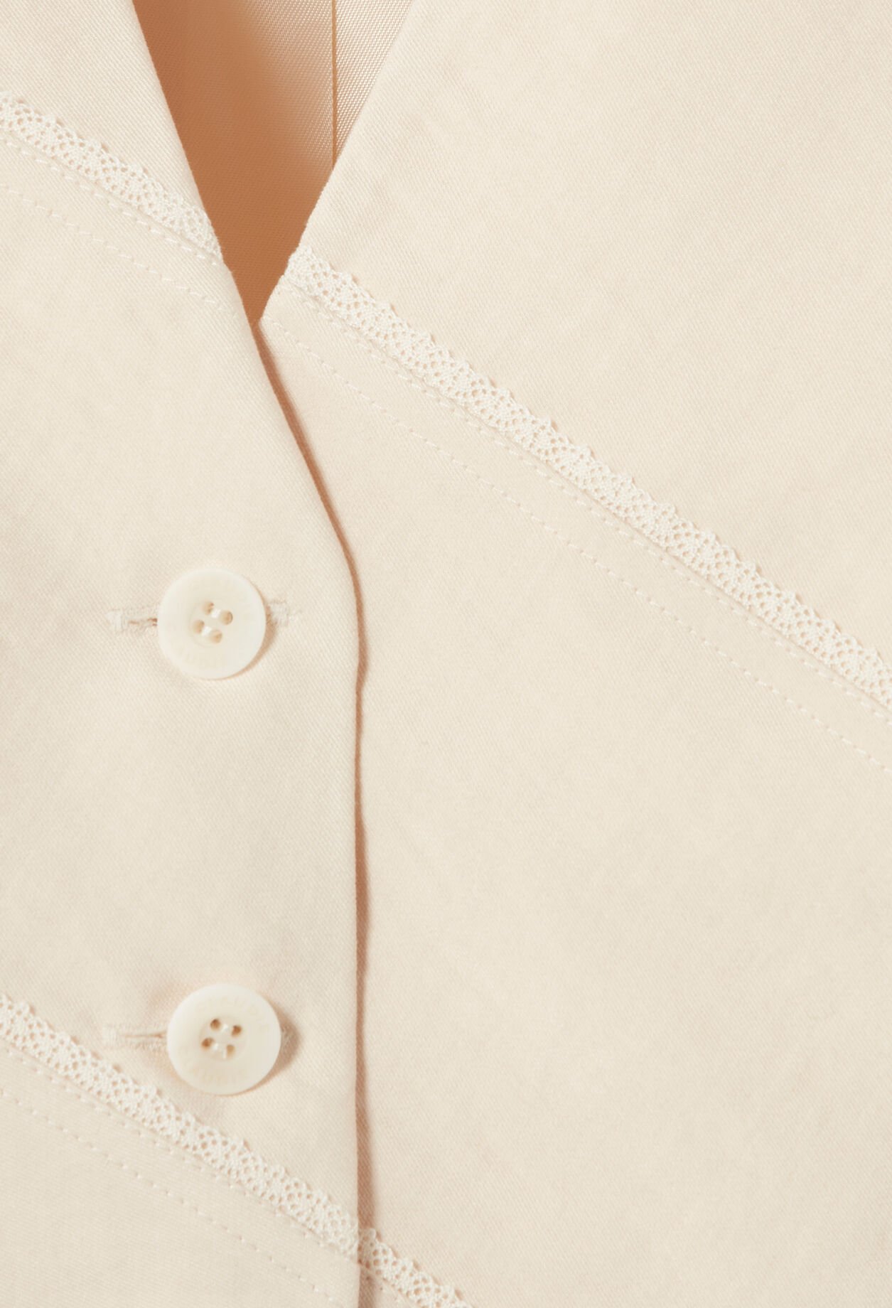 Sleeveless suit waistcoat