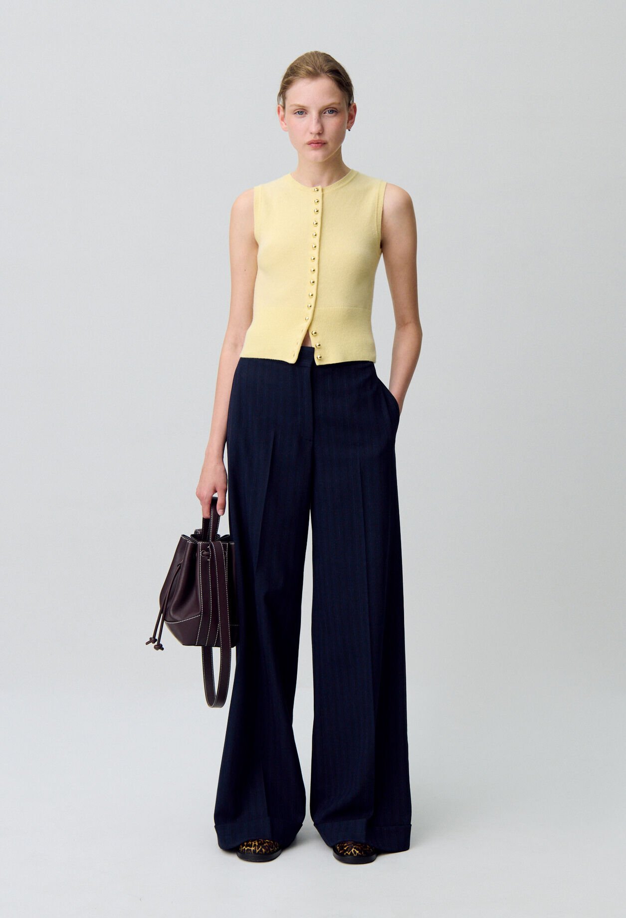 Button-Up Knitted Top