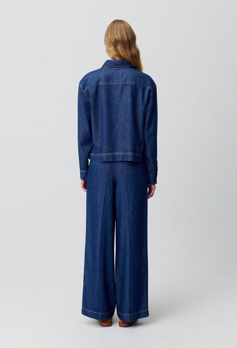 Oversized Denim Shirt