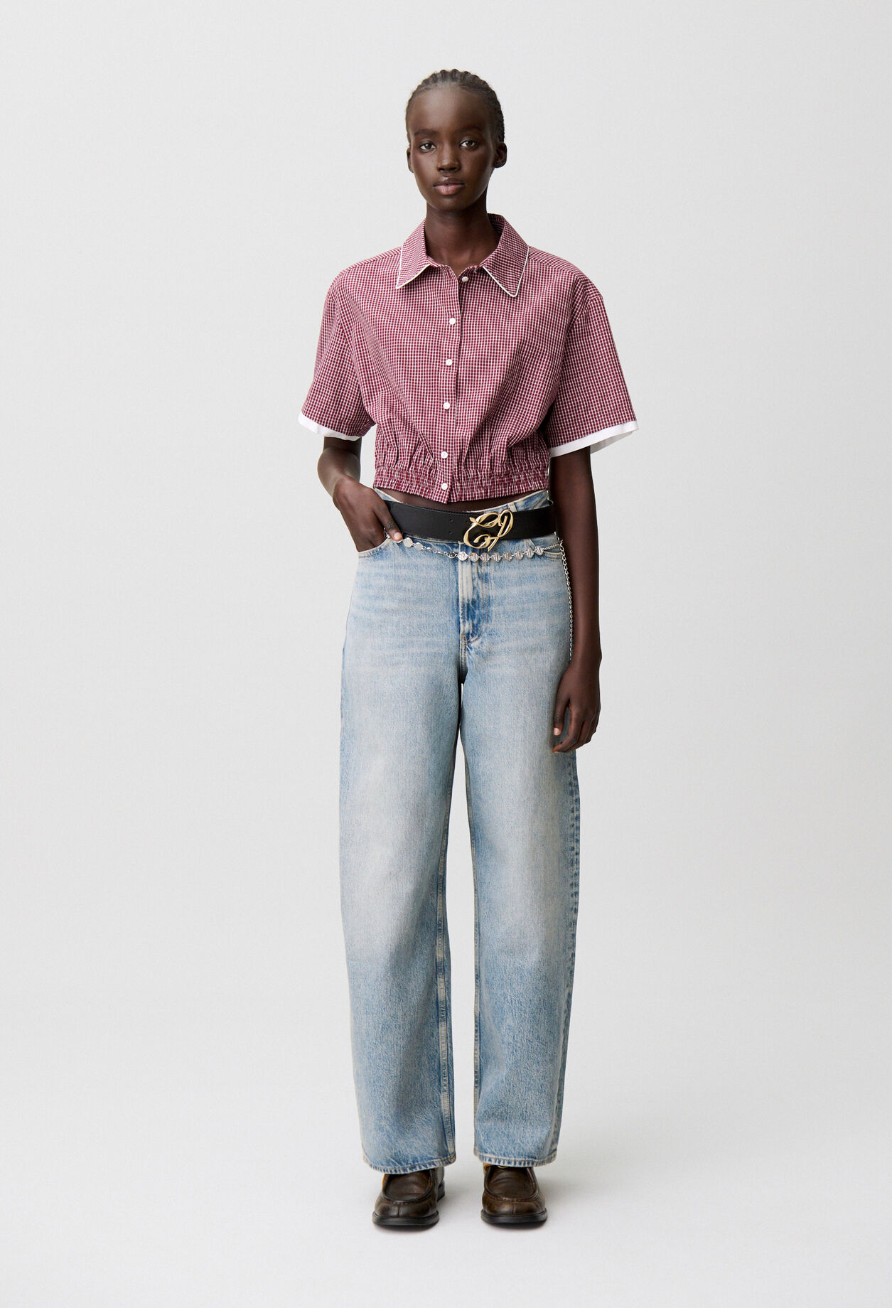 Baggy-Jeans aus Denim