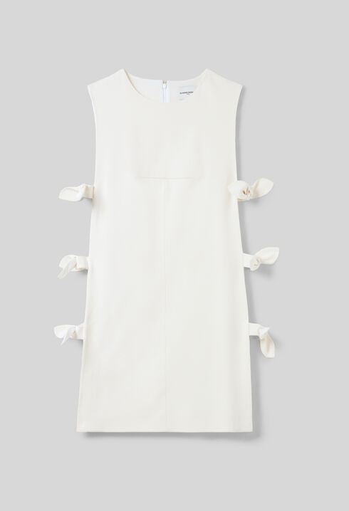 Short dress with bows
