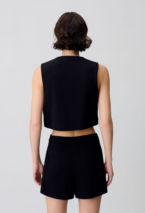 Sleeveless Top Blazer