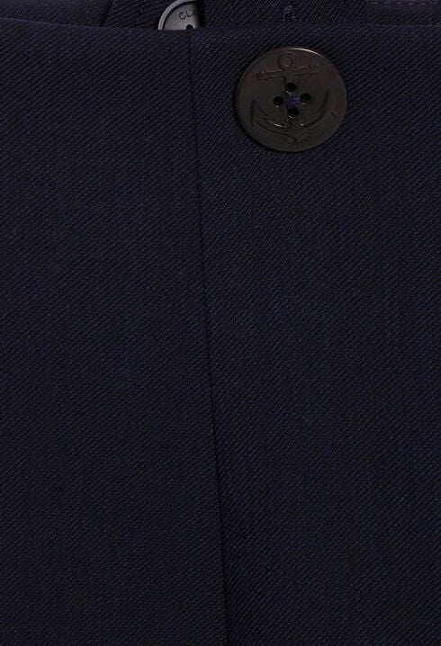 Navy trousers with braces