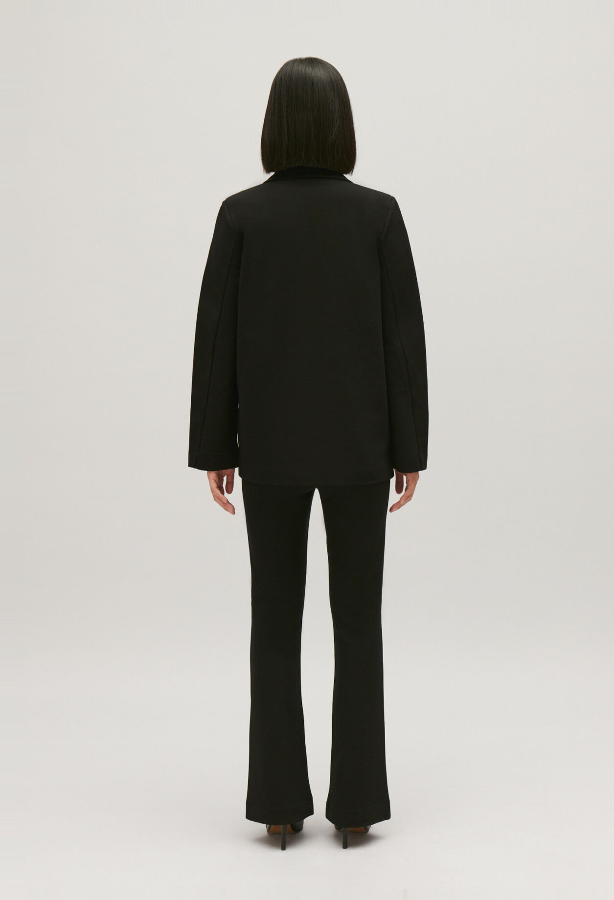 Schwarzer Oversize-Blazer
