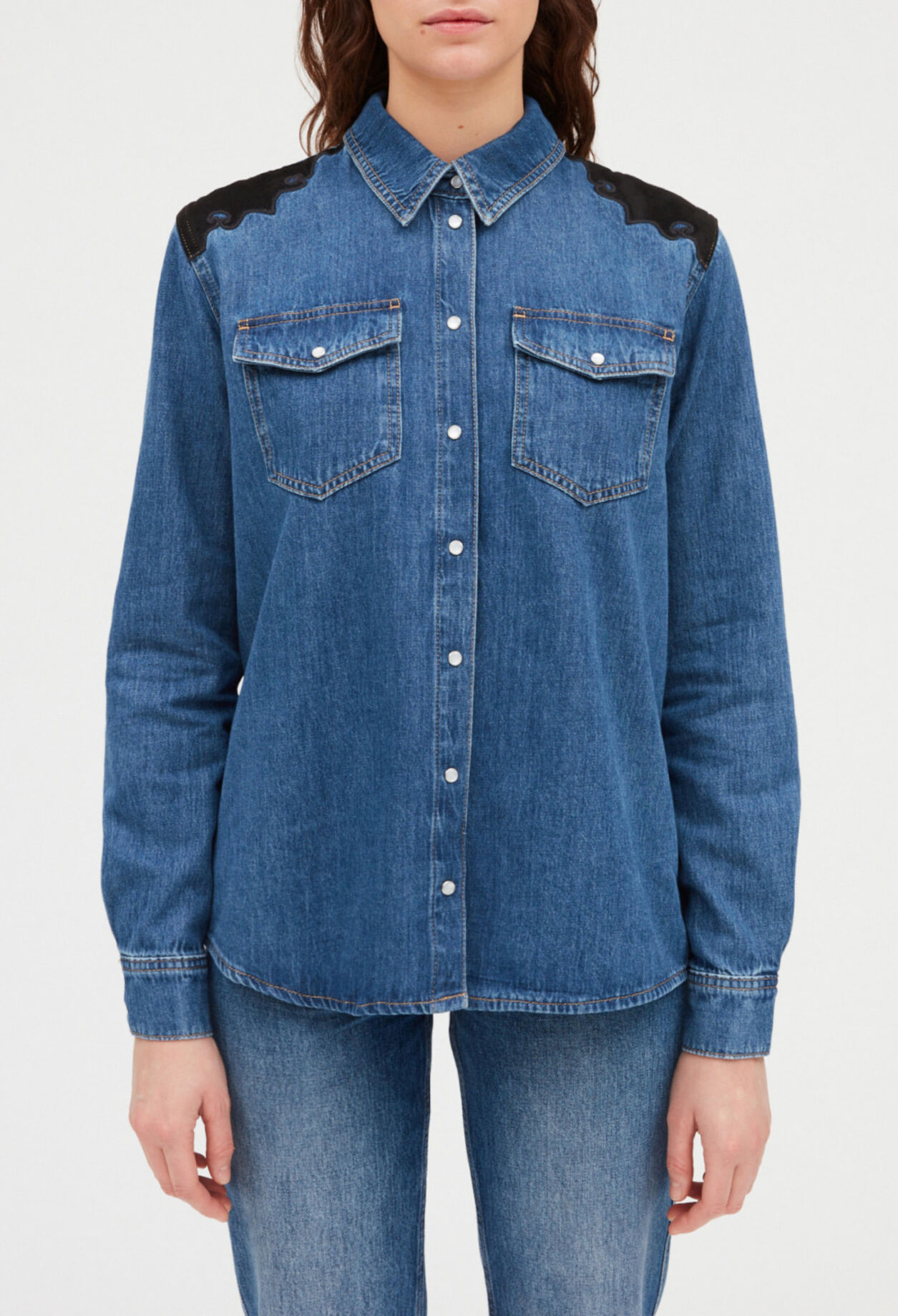 Jeanshemd in Mid Blue