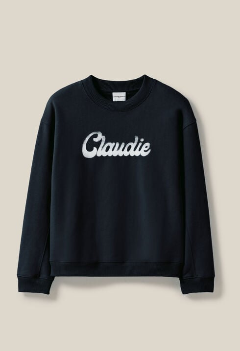 Sweatshirt ample imprimé Claudie