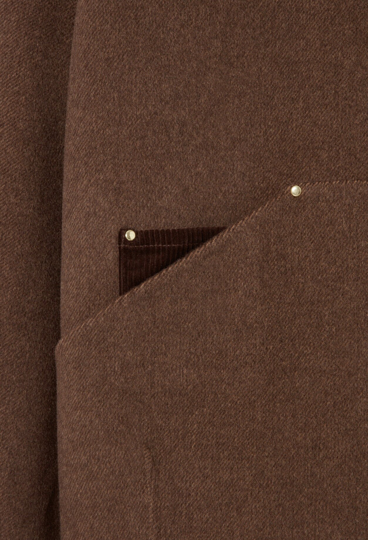 Manteau court laine