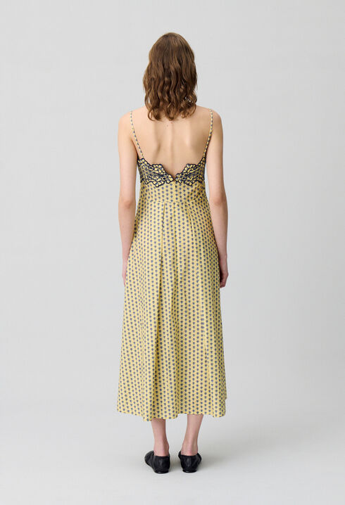 Robe longue d&eacute;collet&eacute;e