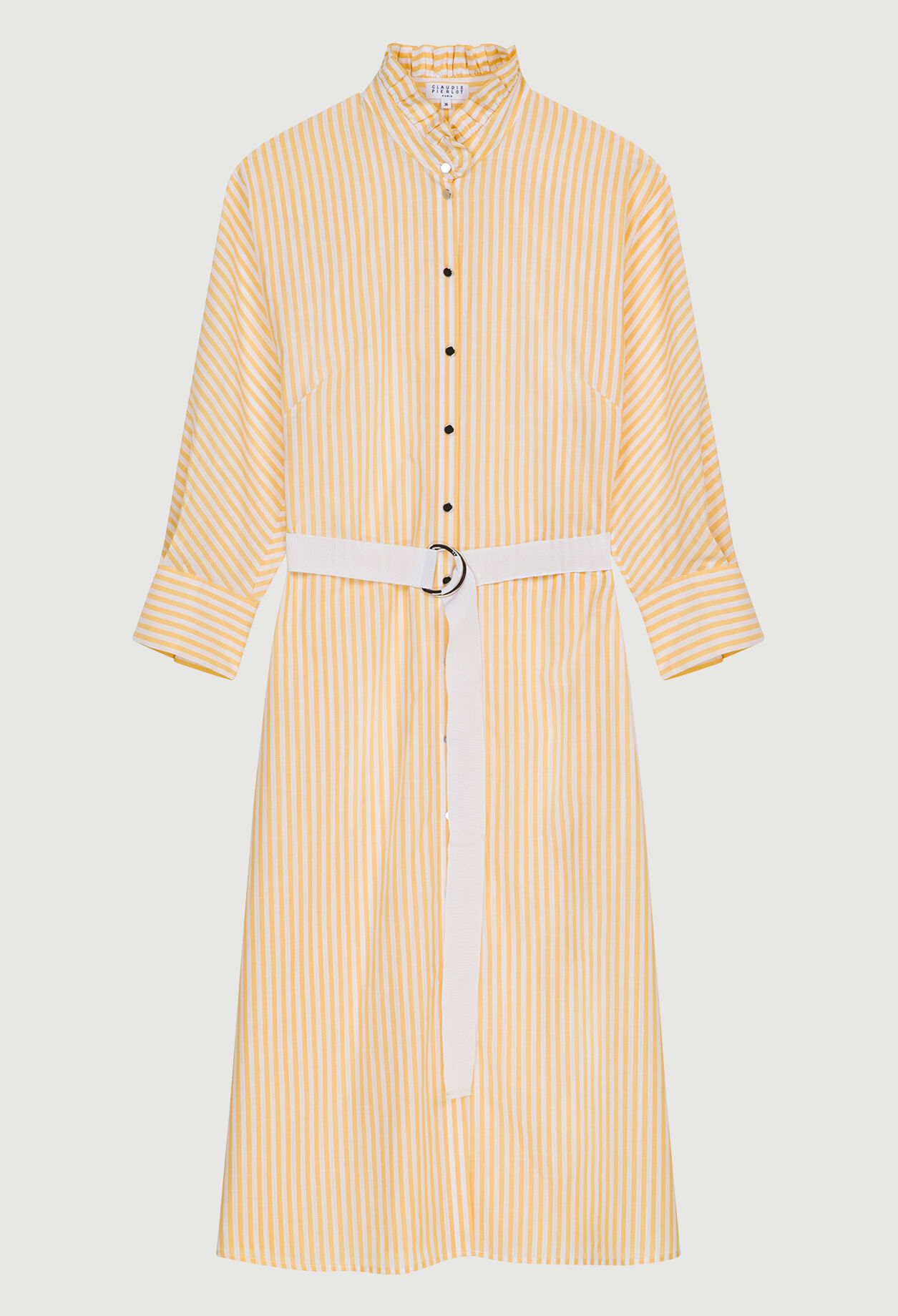 Robe chemise ceinturée