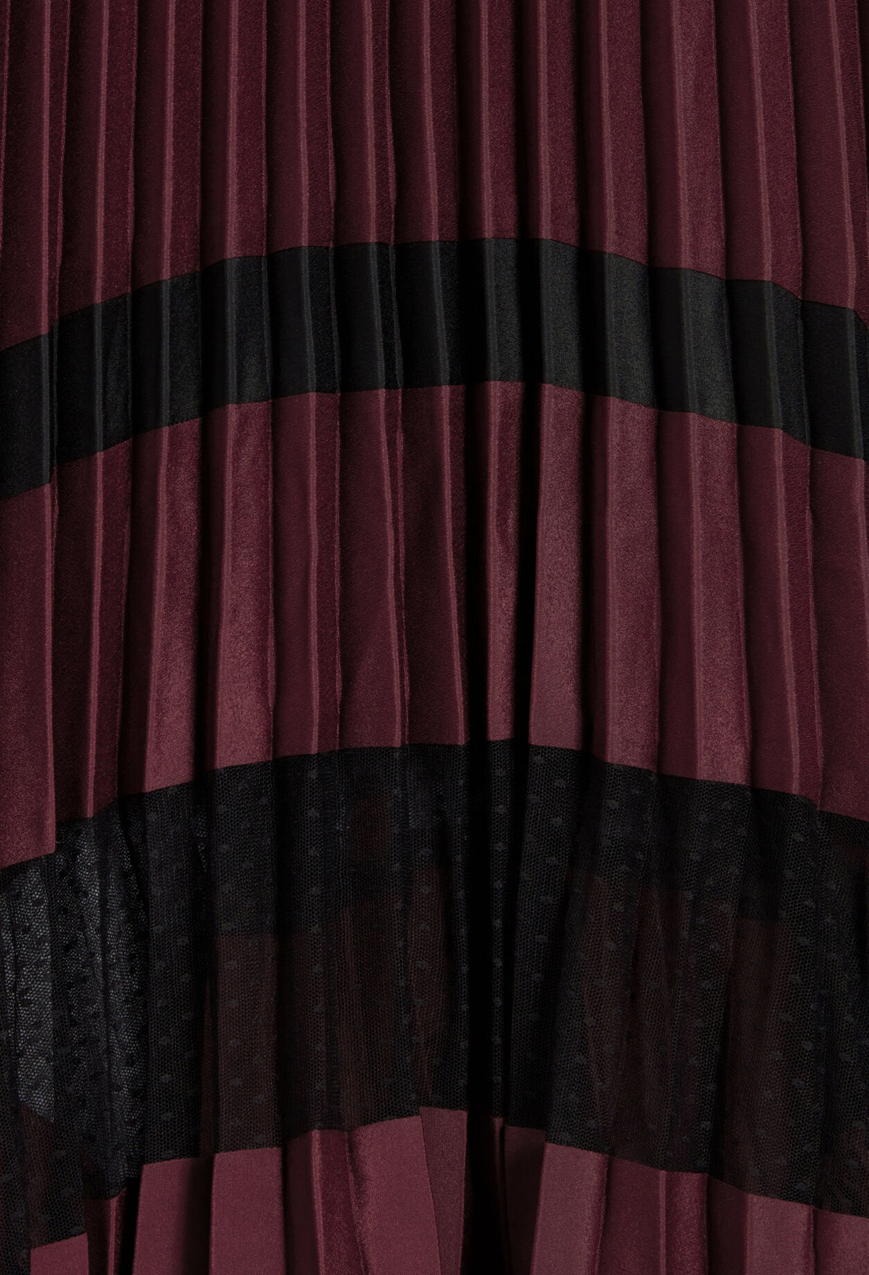 Pleated midi-length dress