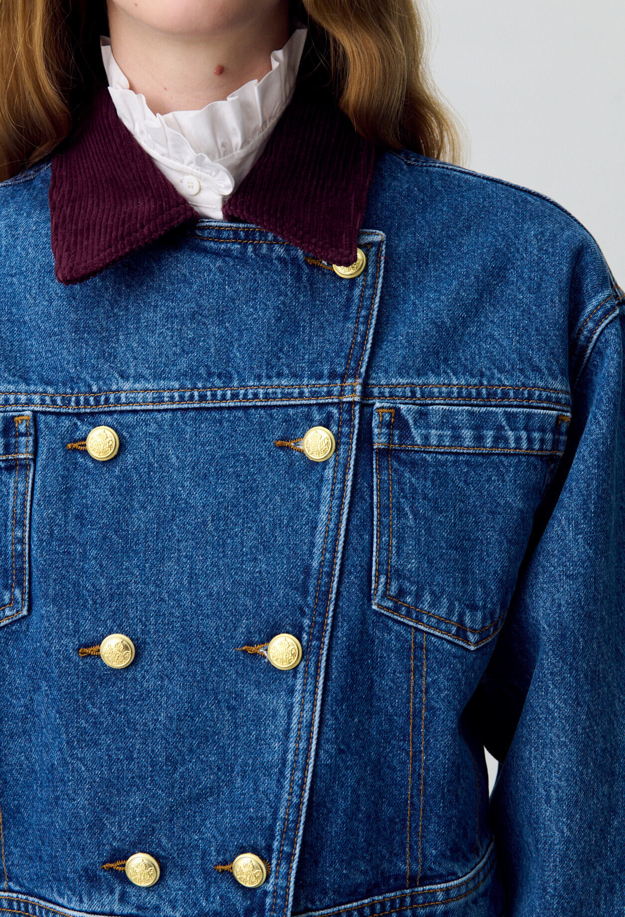 Denim Biker Jacket