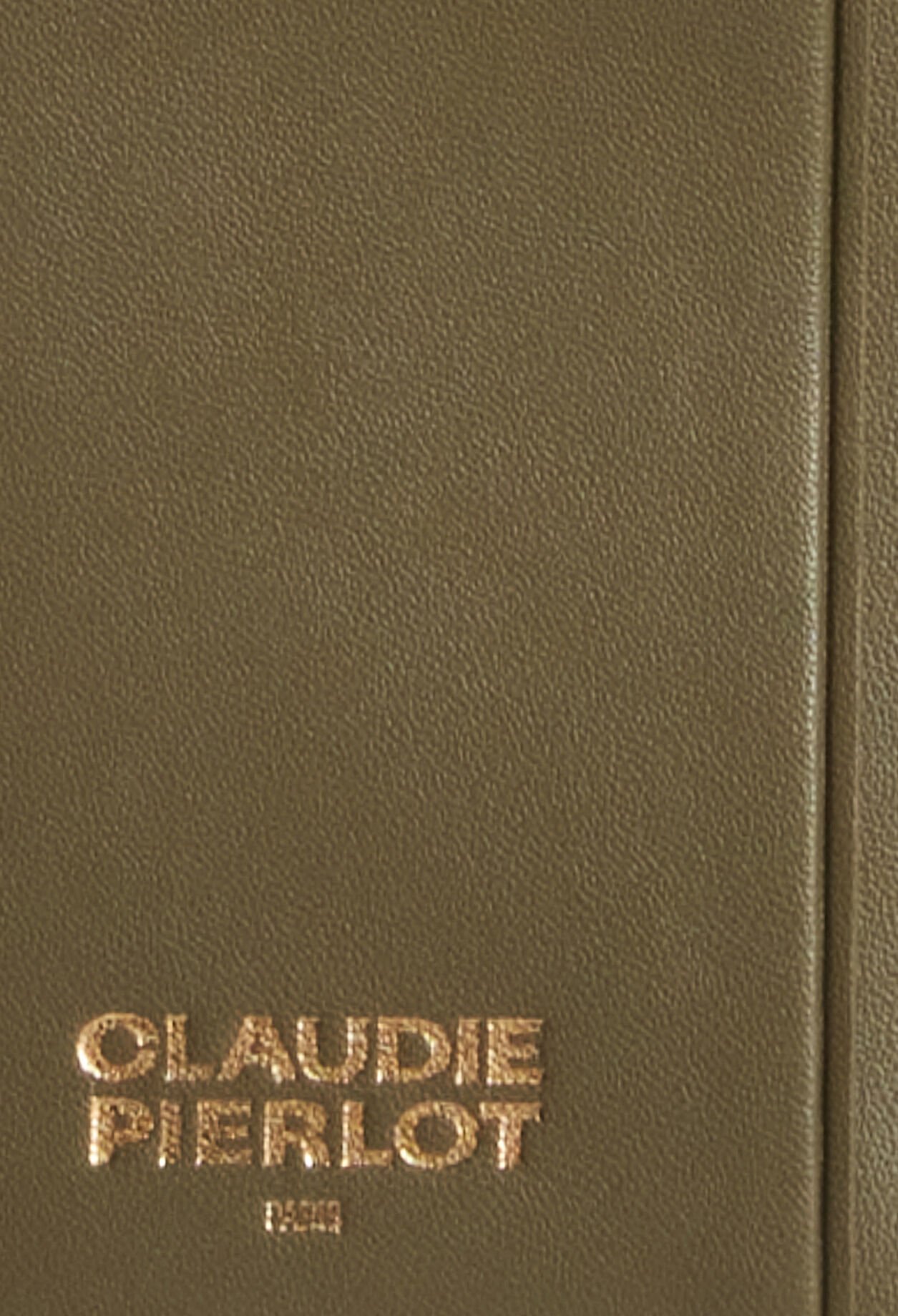 Kartenetui mit Tragriemen aus Glattleder