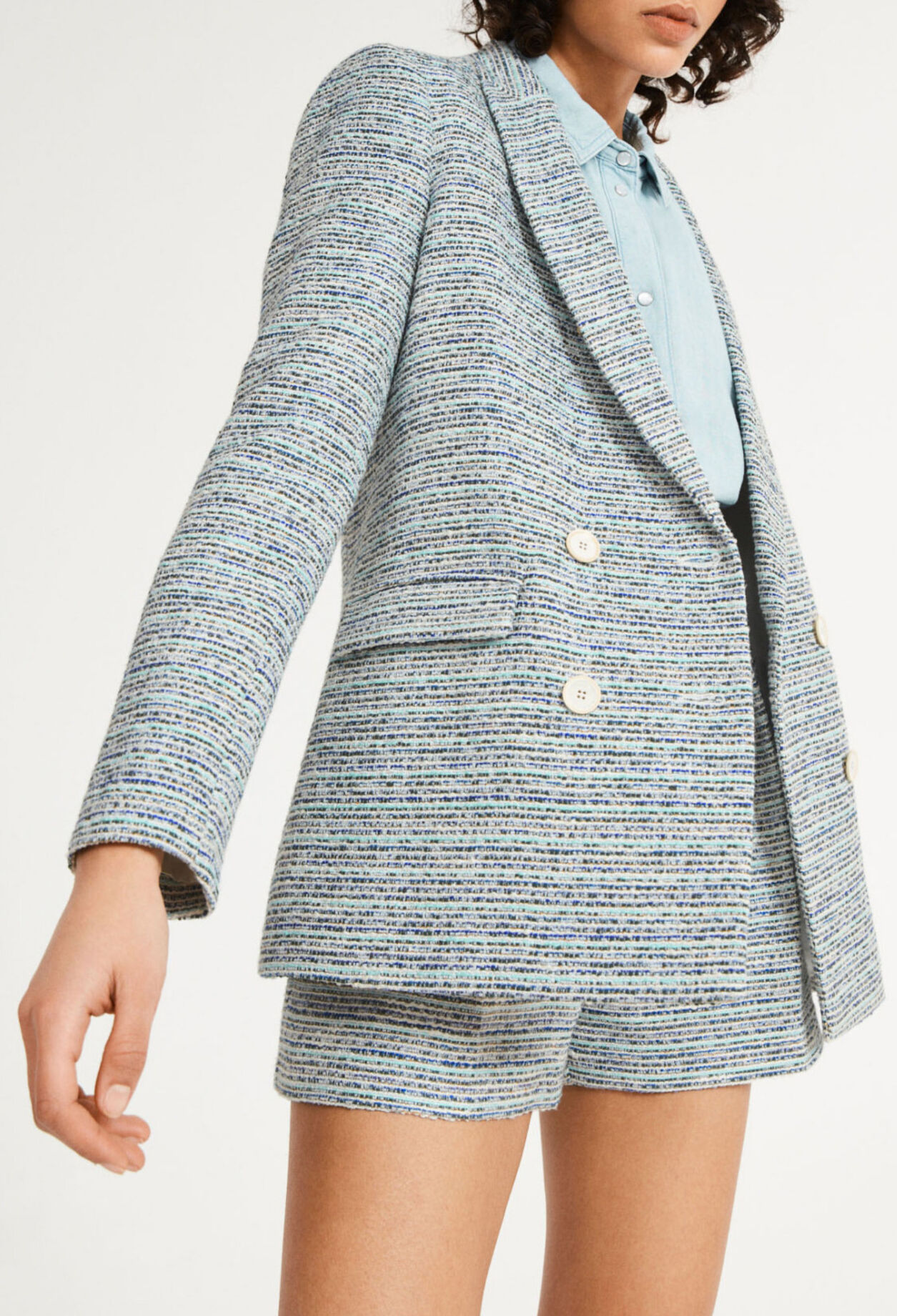 Gestreifte Jacke