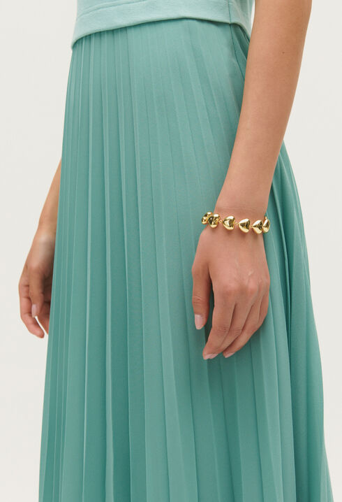 Bracelet cœurs laiton doré