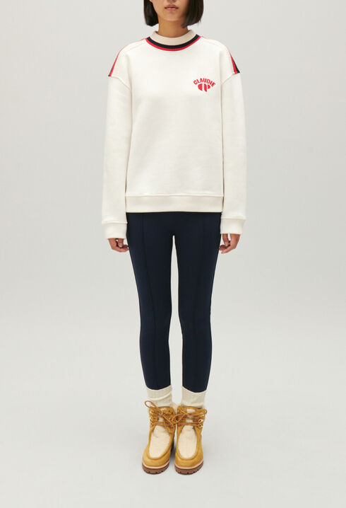 Two-tone sweatshirt
