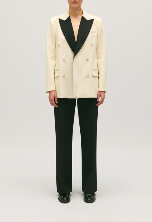 Two-tone suit jacket