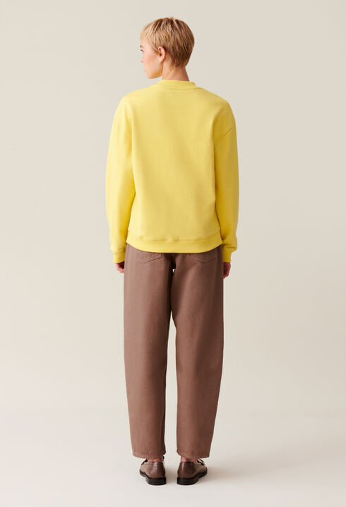Sweatshirt ample imprimé Claudie