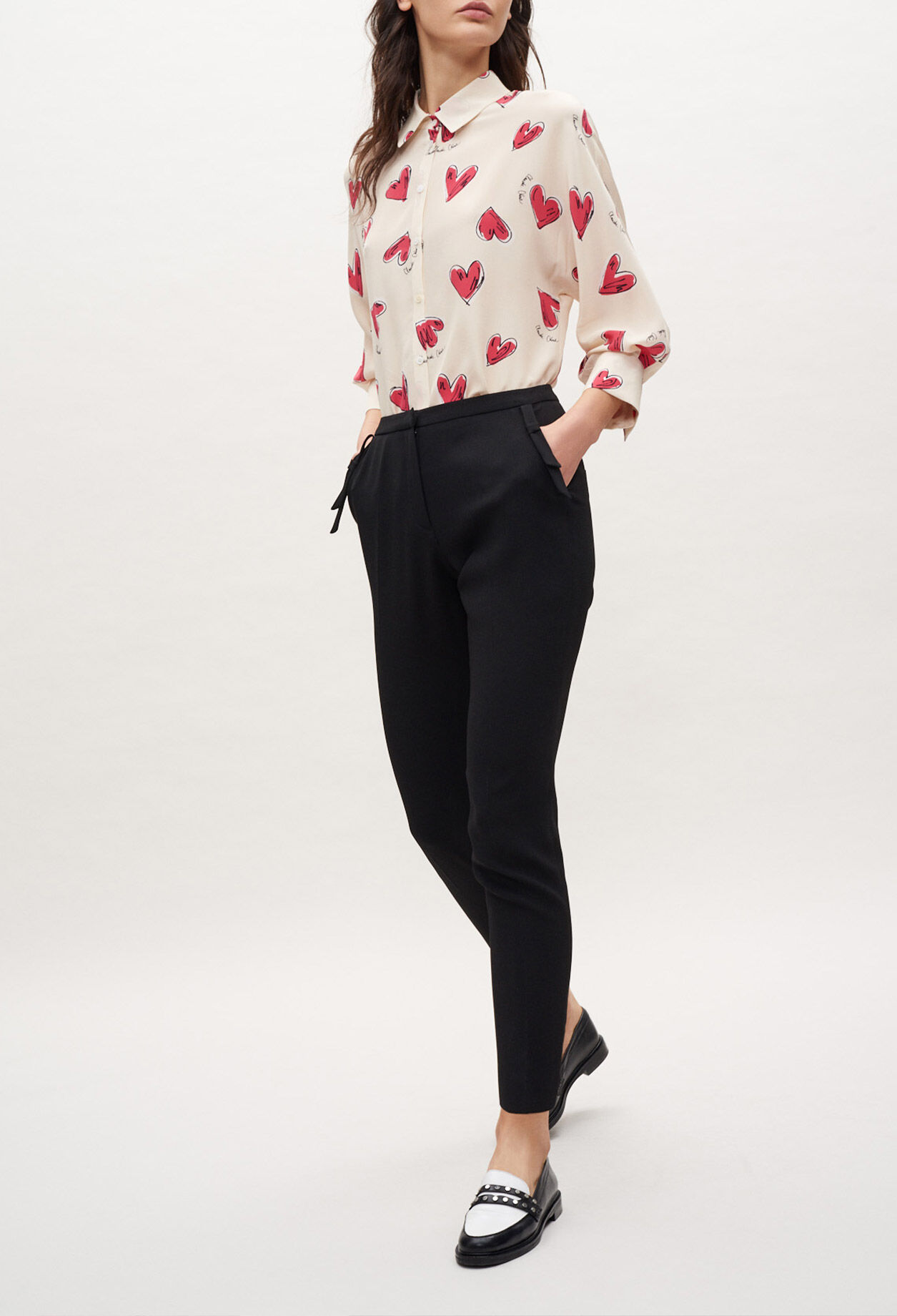 Flowing printed shirt