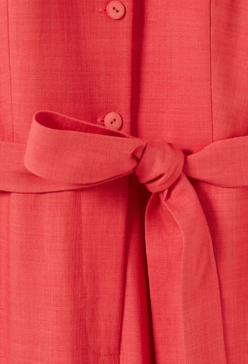 Jumpsuit mit Gürtel terracotta