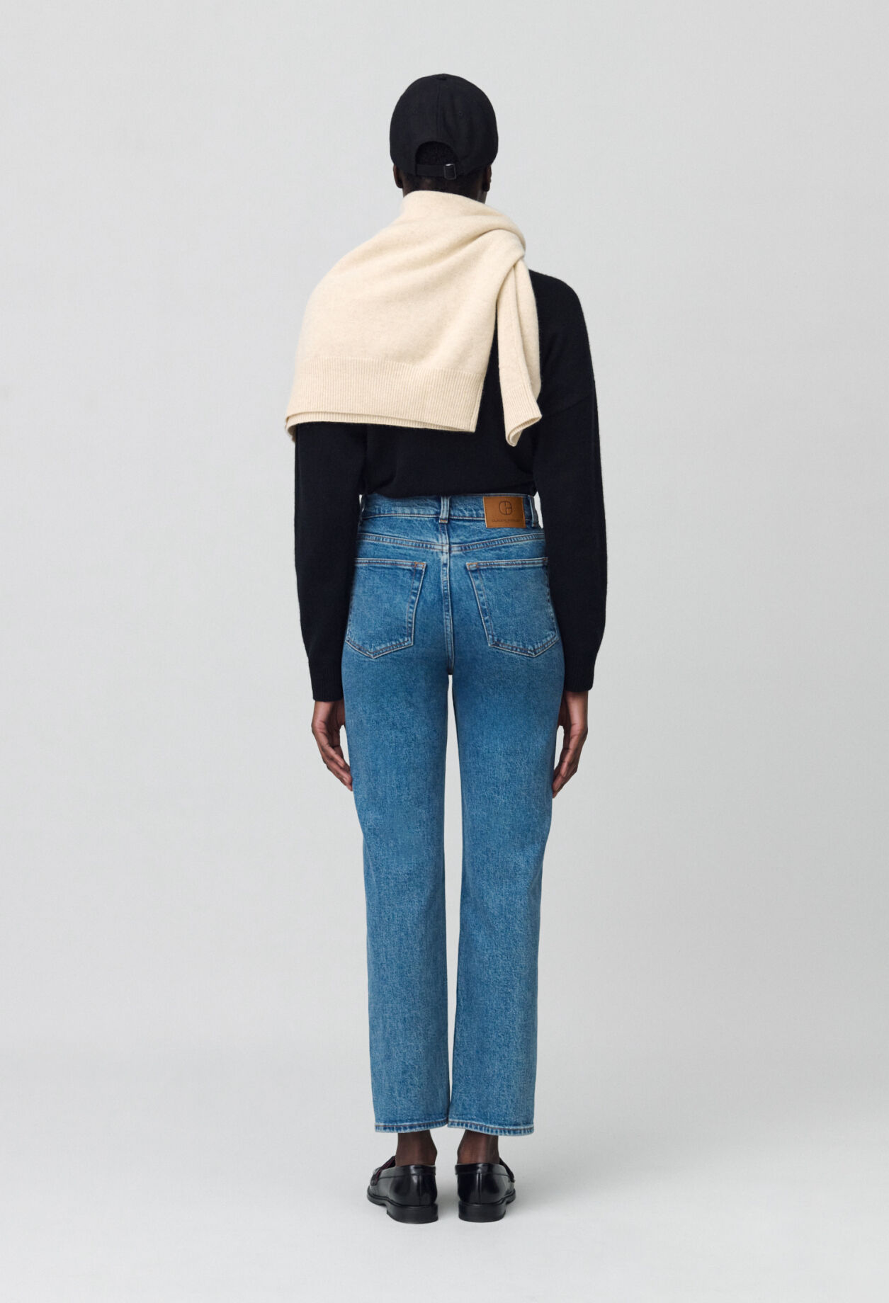 Jeans Toto slim 7/8 blau verwaschen
