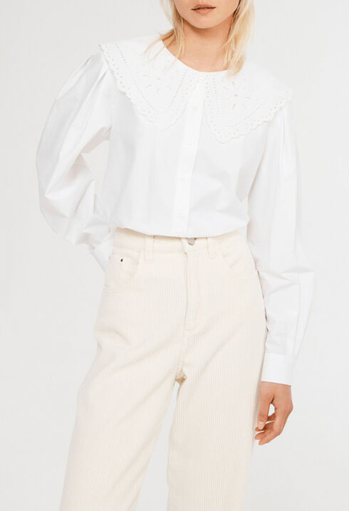 Peter Pan collar blouse